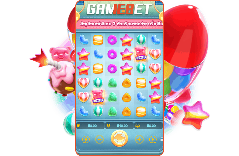 วิธีเล่น เเคนดี้เบิร์ส Candy Burst