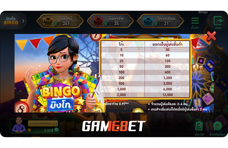 กฎกติกา บิงโก Bingo