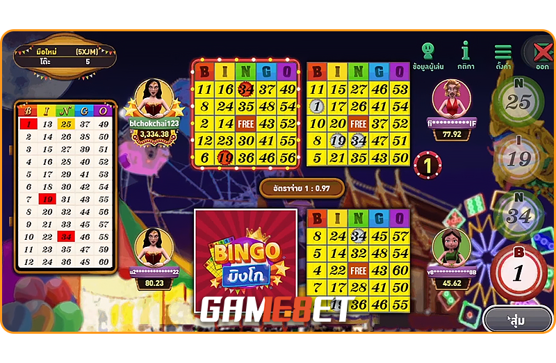 เทคนิคเล่น เกม Bingo ออนไลน์ ให้ชนะ มีอะไรบ้าง